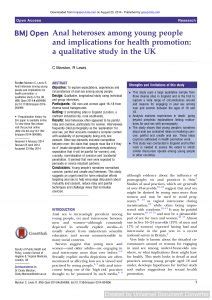 anale teens|Anal heterosex among young people and implications for health promotion ...